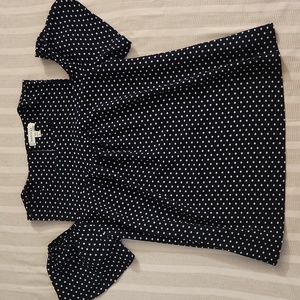 Monteau Peak a Boo Shoulder Blouse